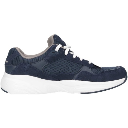 Schuhe Herren Sneaker Low Skechers 52952/NVW Blau
