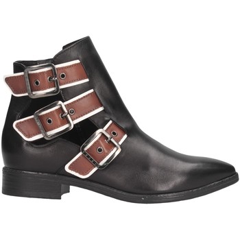 Schuhe Damen Ankle Boots Sisley 8G9LW3273 Stiefeletten Frau schwarz Schwarz