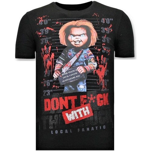 Kleidung Herren T-Shirts Local Fanatic Bloody Chucky Schwarz