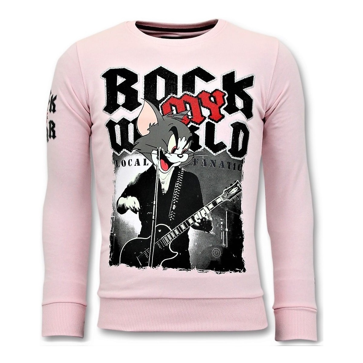 Kleidung Herren Sweatshirts Local Fanatic Rock My World Rosa