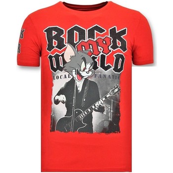 Kleidung Herren T-Shirts Local Fanatic Rock My World Rot