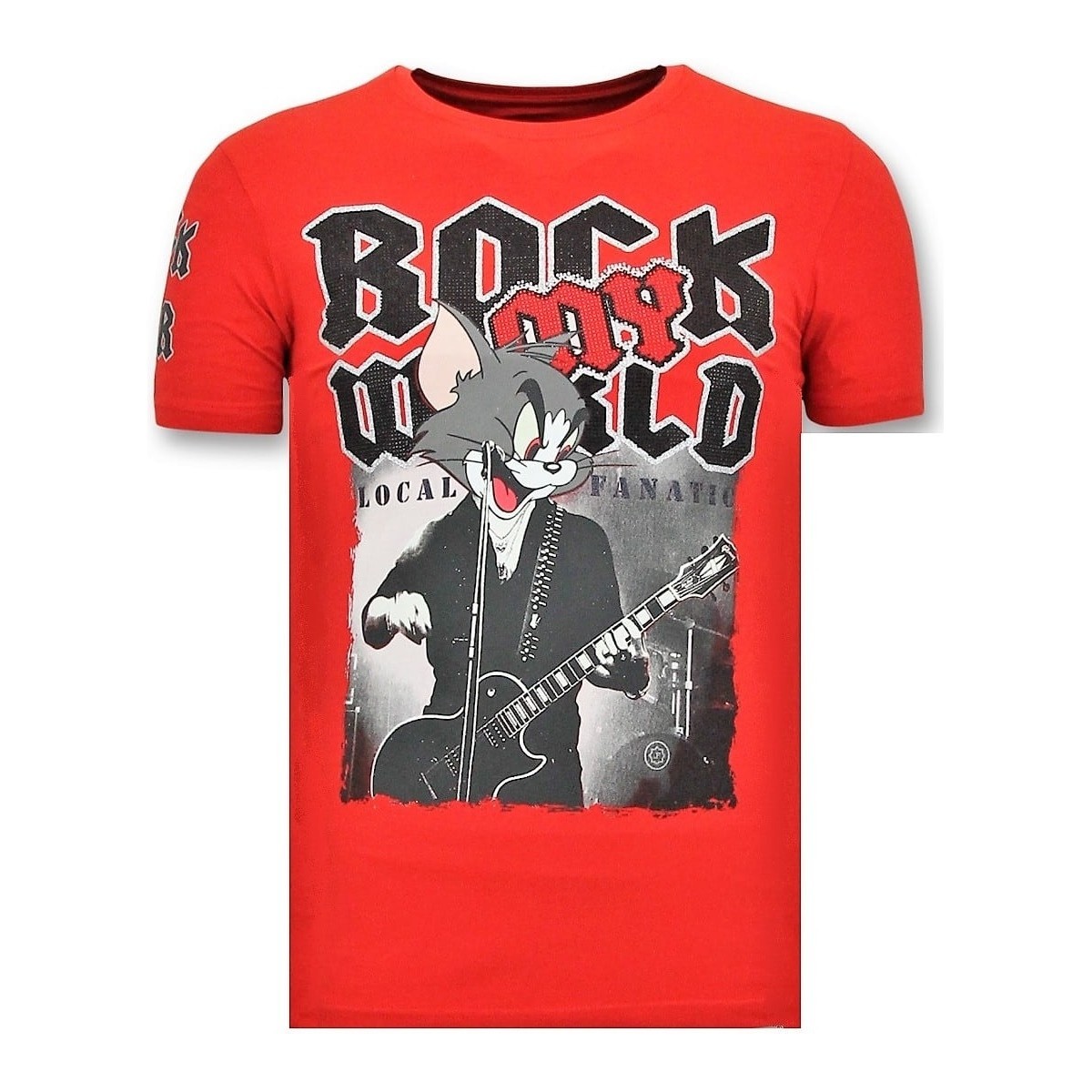 Kleidung Herren T-Shirts Local Fanatic Rock My World Rot