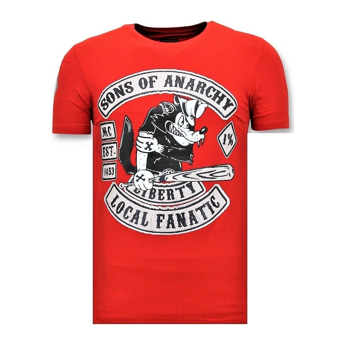 Kleidung Herren T-Shirts Local Fanatic S Sons Of Anarchy MC Rot