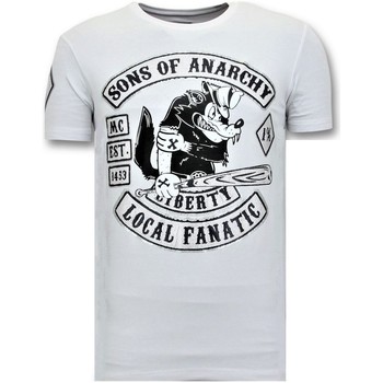 Kleidung Herren T-Shirts Local Fanatic S Sons Of Anarchy MC Weiss