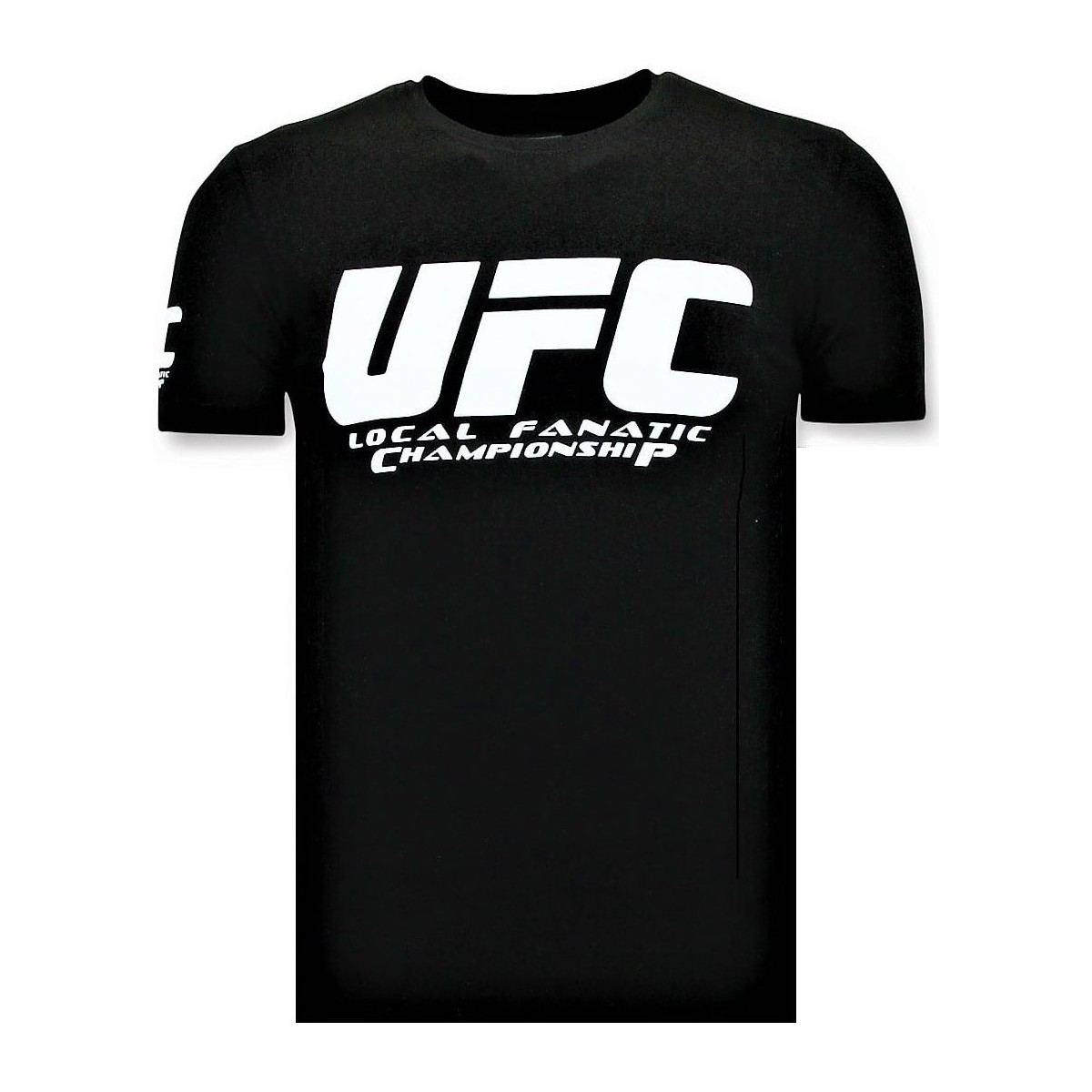 Kleidung Herren T-Shirts Local Fanatic UFC Meisterschaft Schwarz