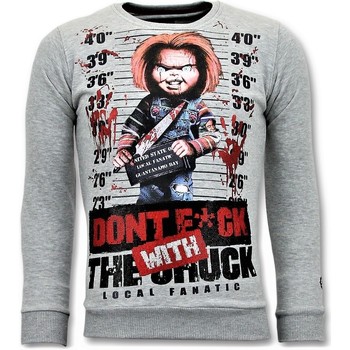 Kleidung Herren Sweatshirts Local Fanatic R Bloody Chucky Angry Print Grau
