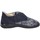 Schuhe Damen Slipper Varomed Slipper Teneriffa marine 60815-25 Blau