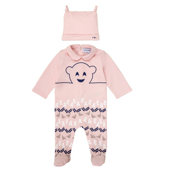 Kleidung Mädchen Pyjamas/ Nachthemden Emporio Armani 6HHV08-4J3IZ-0355 Rosa