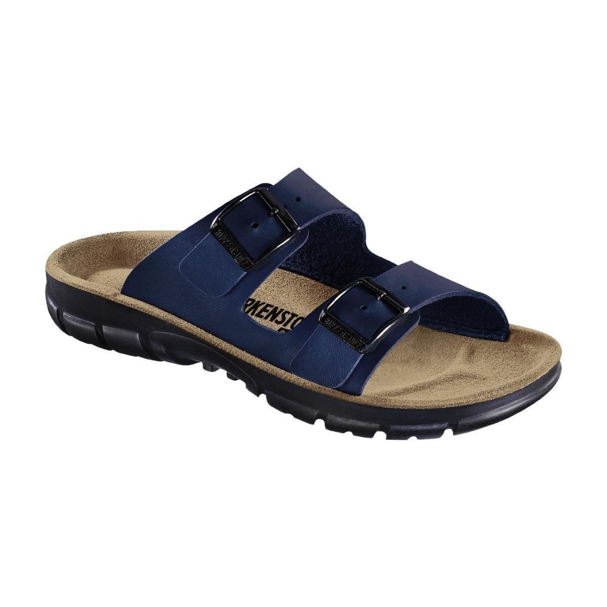 Schuhe Herren Pantoffel Birkenstock 520811 Blau