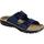 Schuhe Damen Pantoffel Birkenstock 520813 Blau