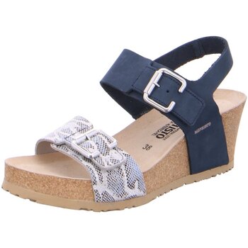 Schuhe Damen Sandalen / Sandaletten Mephisto Sandaletten LISSANDRA SANDALBUCK 6045/PITONE 29745 NAVY blau