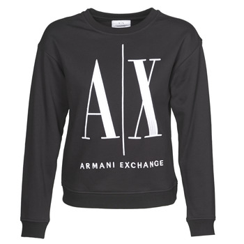 Kleidung Damen Sweatshirts Armani Exchange 8NYM02 Schwarz
