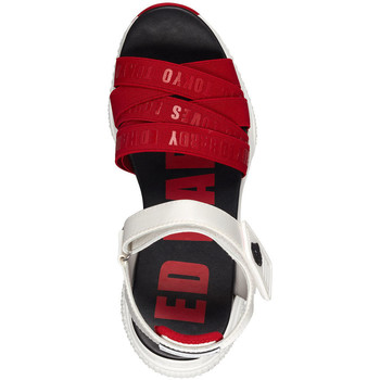 Ed Hardy Overlap sandal red/white Rot
