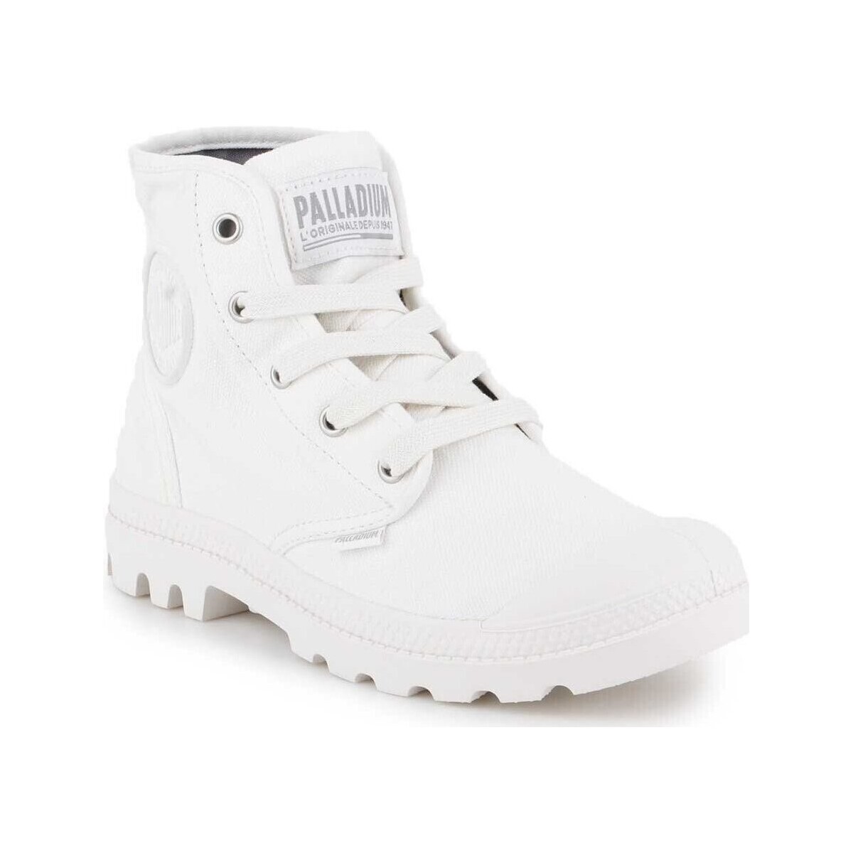 Schuhe Damen Sneaker High Palladium Lifestyle Schuhe  US Pampa HI F 92352-116-M Weiss