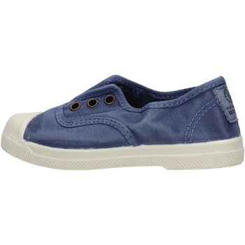 Schuhe Kinder Sneaker Natural World - Scarpa elast blu 470E-628 Blau