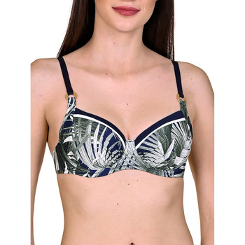 Kleidung Damen Bikini Ober- und Unterteile Lisca Bügel-Badeanzug-Oberteil Buenos Aires Blau