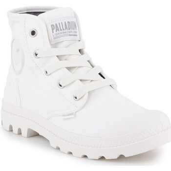 Schuhe Damen Sneaker High Palladium US Pampa HI Weiss