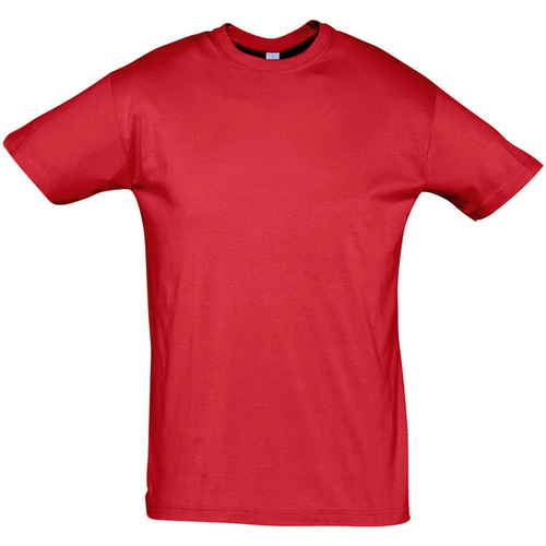 Sols REGENT COLORS MEN-CAMISETA hombre  CUELLO REDONDO de algodón Rot