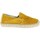 Schuhe Damen Leinen-Pantoletten mit gefloch La Maison De L'espadrille ESPADRILLE 483 Gelb
