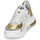 Schuhe Damen Sneaker Low John Galliano 3646 Weiss / Gold