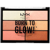 Beauty Damen Highlighter  Nyx Professional Make Up Born To Glow! Highlighting Palette 6 X 4 8 Gr 