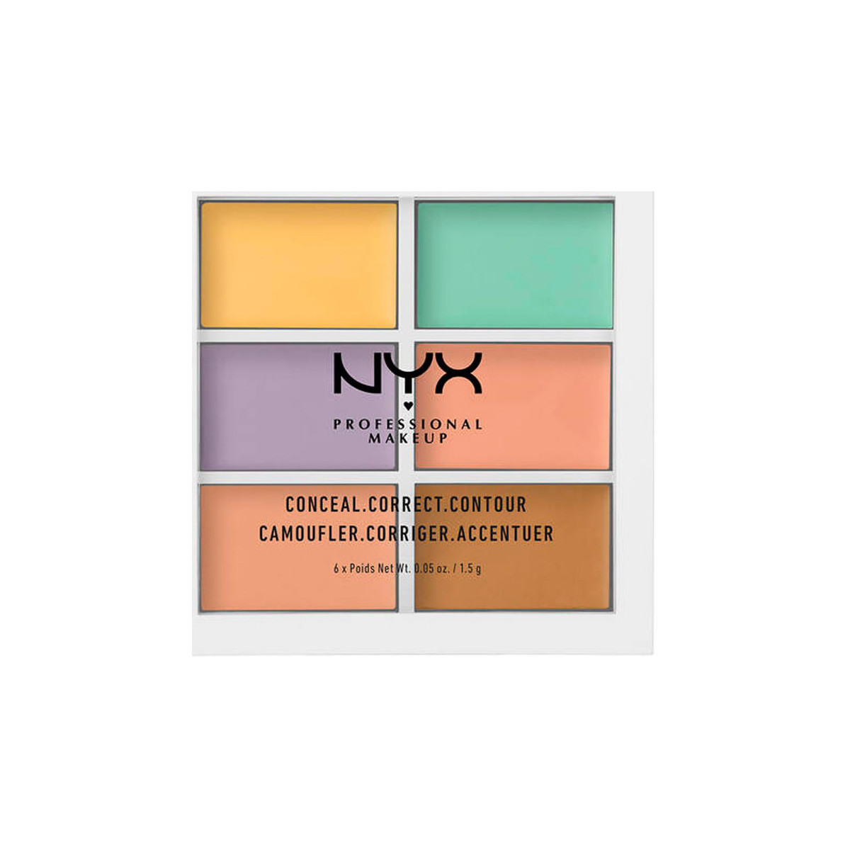 Beauty Make-up & Foundation  Nyx Professional Make Up Conceal Correct Contour Palette 6 X 1,5 Gr 