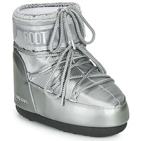 Schuhe Damen Schneestiefel Moon Boot MOON BOOT CLASSIC LOW GLANCE Silbern