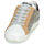 Schuhe Damen Sneaker Low Meline IN1344 Weiss / Beige / Gold