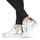 Schuhe Damen Sneaker High Meline IN1363 Weiss / Silbern