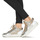 Schuhe Damen Sneaker High Meline STRA5056 Beige / Gold