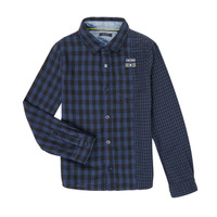 Kleidung Jungen Langärmelige Hemden Ikks XR12123 Blau