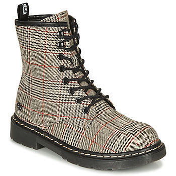 Schuhe Damen Boots Dockers by Gerli 45TS201 Schottenmuster