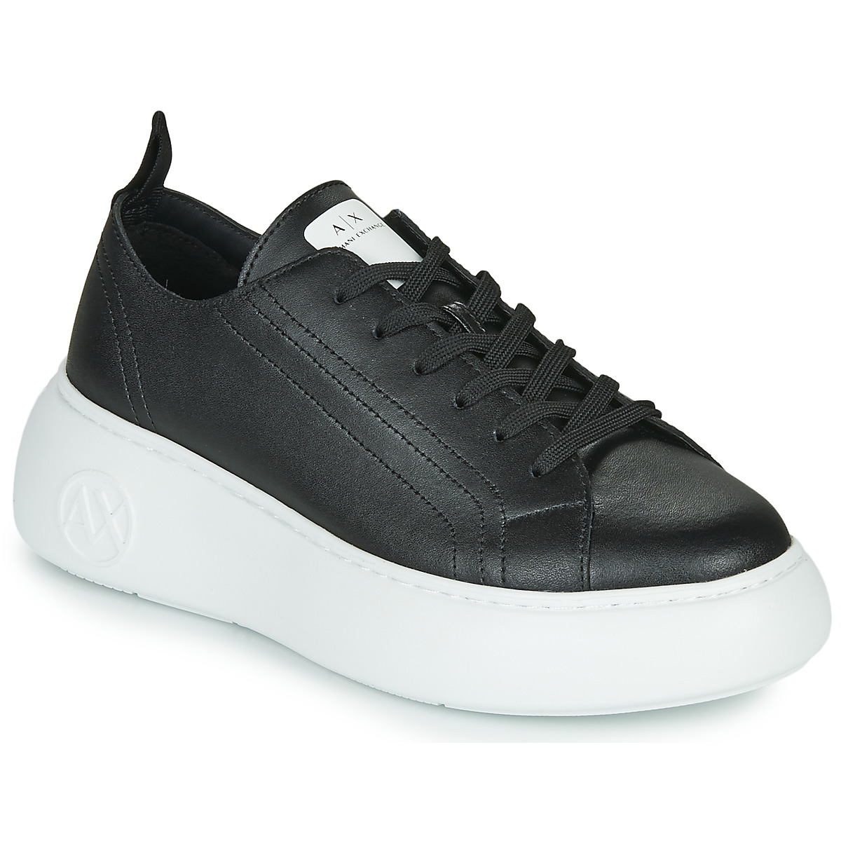 Schuhe Damen Sneaker Low Armani Exchange XCC64-XDX043 Schwarz