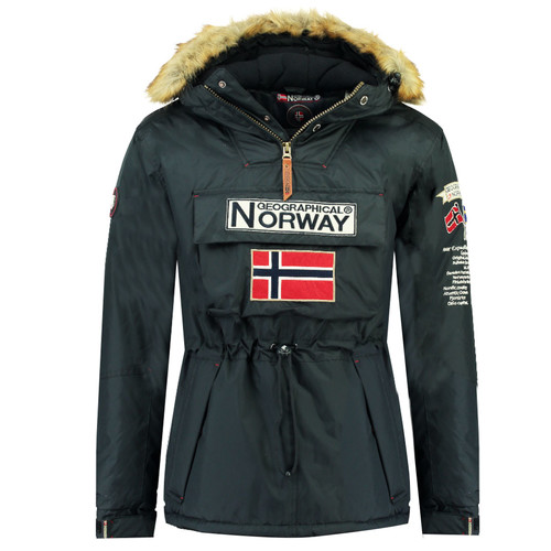 Geographical Norway BARMAN BOY Marine - Kleidung Parkas Kind 5474 