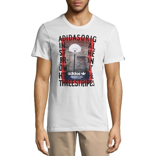Kleidung Herren T-Shirts adidas Originals Originals Graphic Streetball Weiss