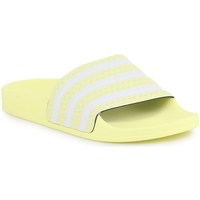 Schuhe Damen Wassersportschuhe adidas Originals Adilette W Weiß, Gelb