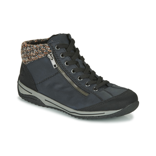 Schuhe Damen Boots Rieker L5223-00 Blau