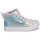 Schuhe Mädchen Sneaker High Skechers TWI-LITES 2.0 Silbern / Rosa /  led