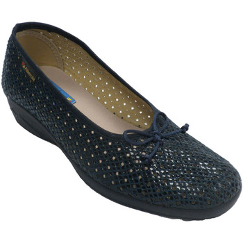 Schuhe Damen Hausschuhe Made In Spain 1940 Durchbrochene Frauenschuhwohnungen Alber Blau