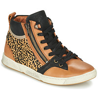 Schuhe Damen Sneaker High Pataugas JULIA/PO F4F Cognac / Leopard