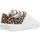 Schuhe Damen Sneaker Ed Hardy Wild low top white leopard Weiss
