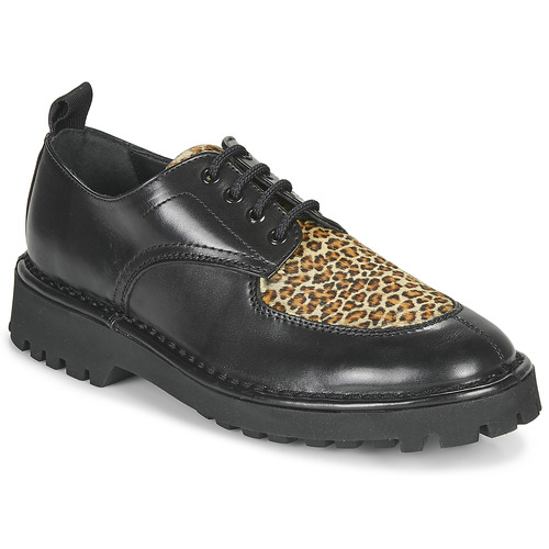 Schuhe Damen Derby-Schuhe Kenzo K MOUNT Schwarz / Leopard
