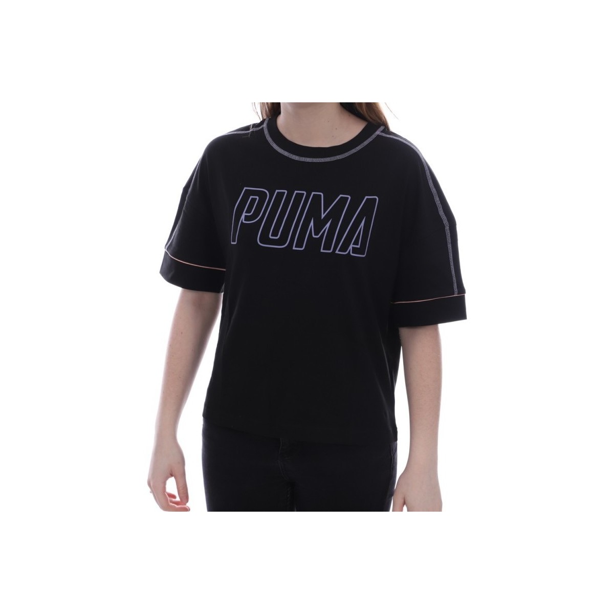 Kleidung Damen T-Shirts & Poloshirts Puma 843723-01 Schwarz