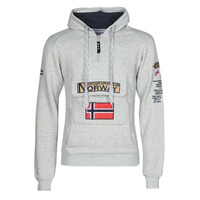 Kleidung Herren Sweatshirts Geographical Norway GYMCLASS Grau / Vichy schwarz