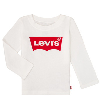 Kleidung Mädchen Langarmshirts Levi's BATWING TEE LS Weiss