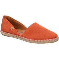 Schuhe Damen Leinen-Pantoletten mit gefloch Verbenas Slipper Espa. coral 058SCC-0009-0237 orange