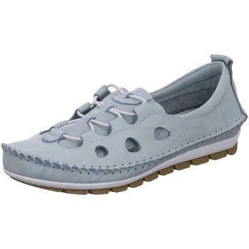 Schuhe Damen Slipper Gemini Slipper NAPPA SCHNUERSCHUH 003115-01-800** blau