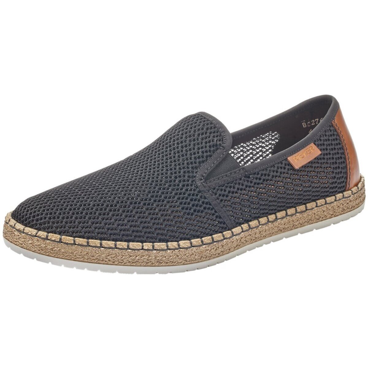 Schuhe Herren Slipper Rieker Slipper FSK Halbschuhe B5276-00 00 Schwarz