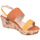 Schuhe Damen Sandalen / Sandaletten Brenda Zaro Sandaletten tz3376a TZ3376A TOMY Orange