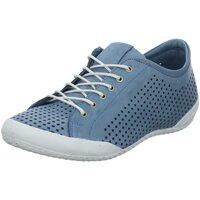 Schuhe Damen Sneaker Low Andrea Conti Schnuerschuhe sportlicher Halbschuh, Naturform 0345767-013 blau